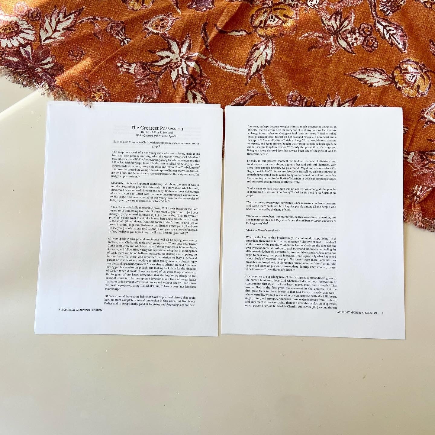 October 2023 General Conference Wide Margin Printed & Bound: Group Order