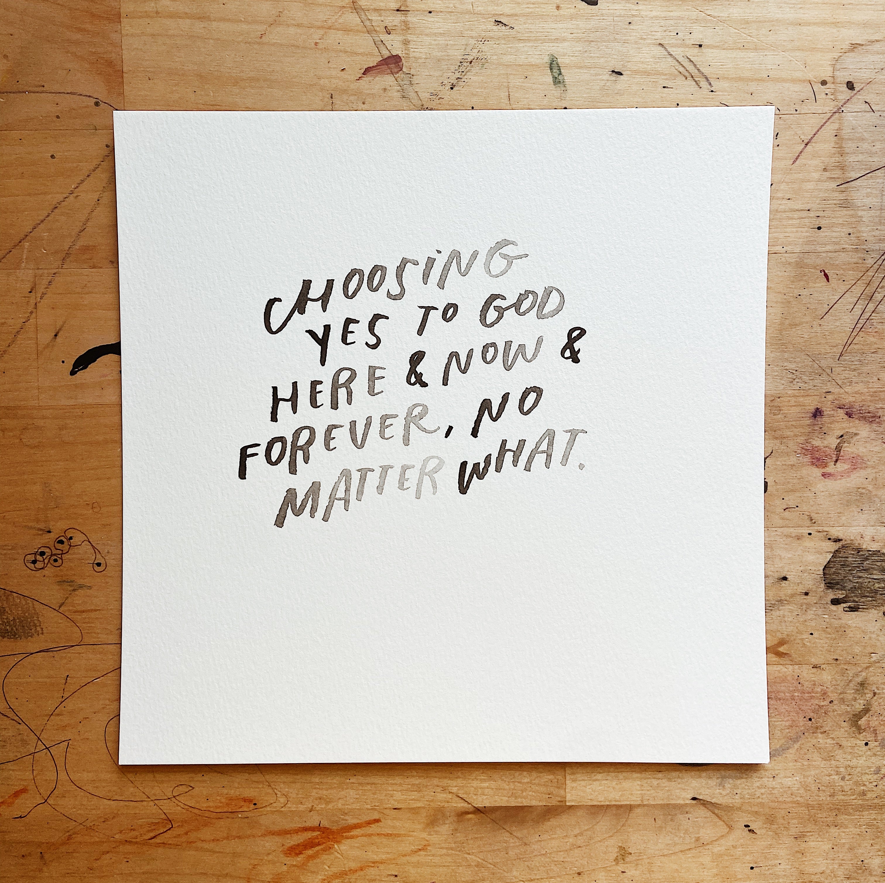 Original Artwork: Choosing YES