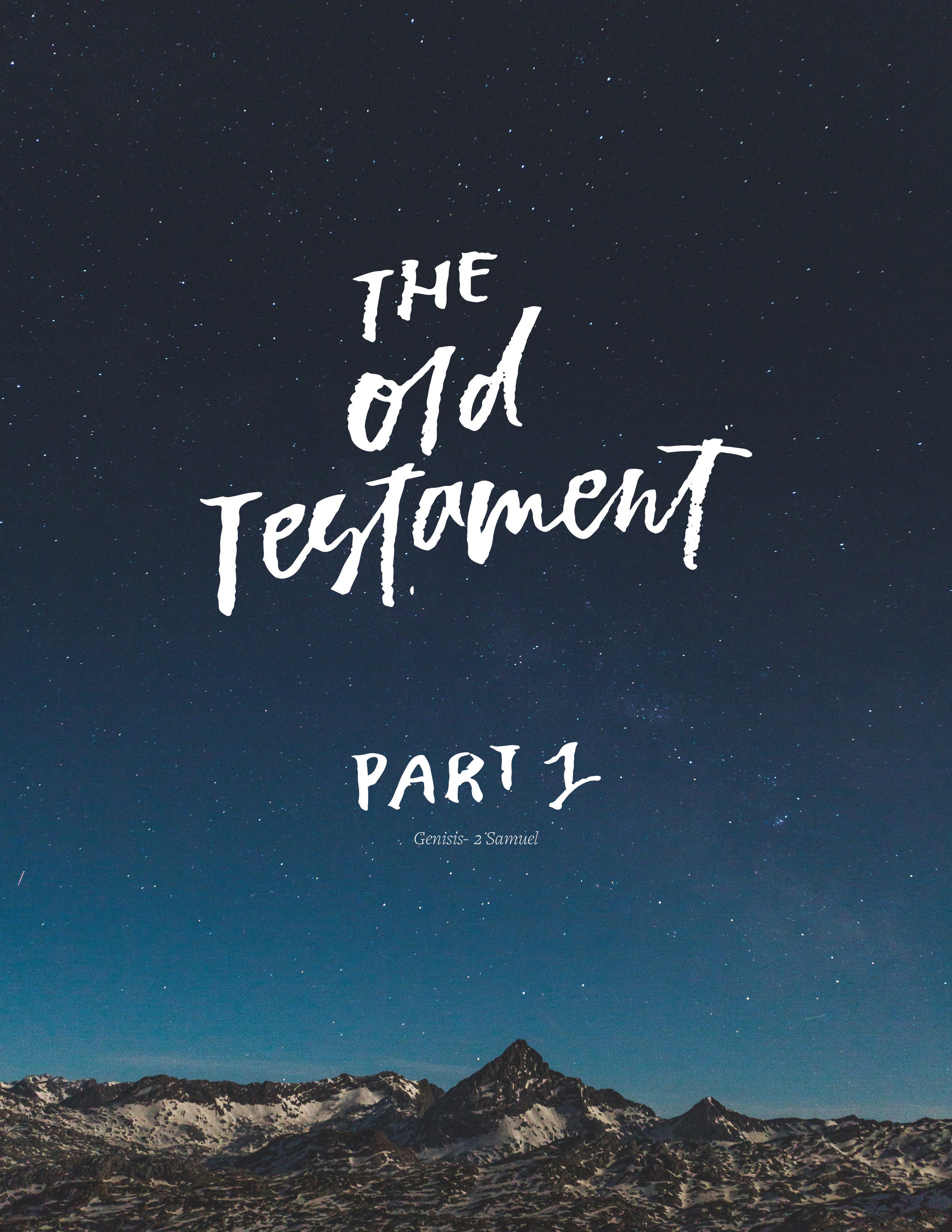 Wide Margin Old Testament Part 1