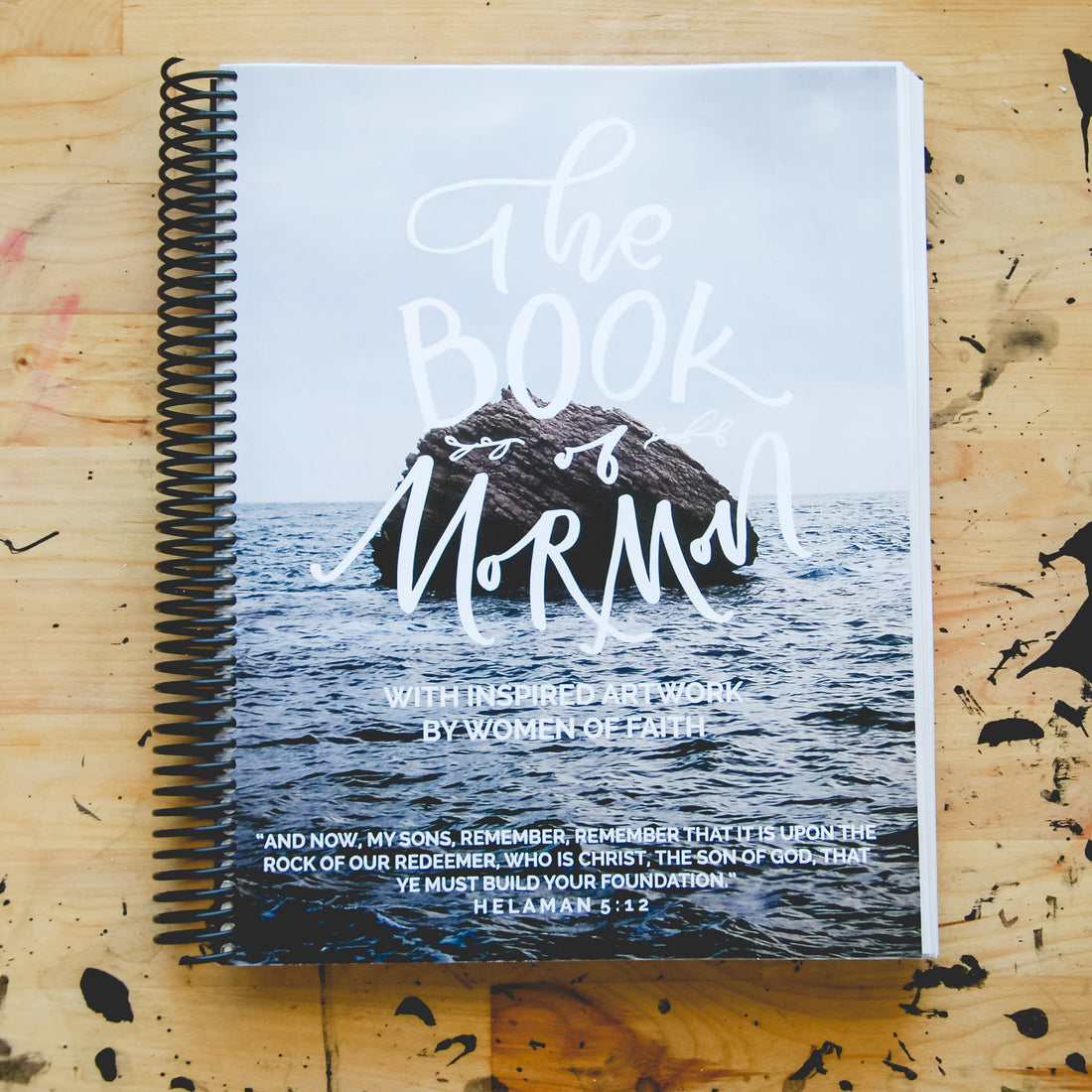 Wide Margin Book of Mormon Spiral Bound