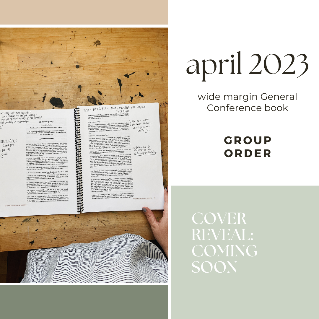 April 2023 General Conference Wide Margin Printed &amp; Bound