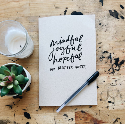 Mindful, Joyful, Hopeful  | Journal